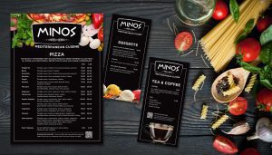 A mouth watering selection of authentic recipes from the Minos Menus